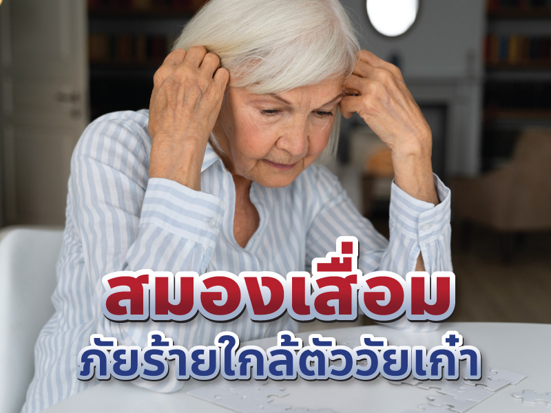 ภาวะสมองเสื่อม ภัยร้ายใกล้ตัววัยเก๋า